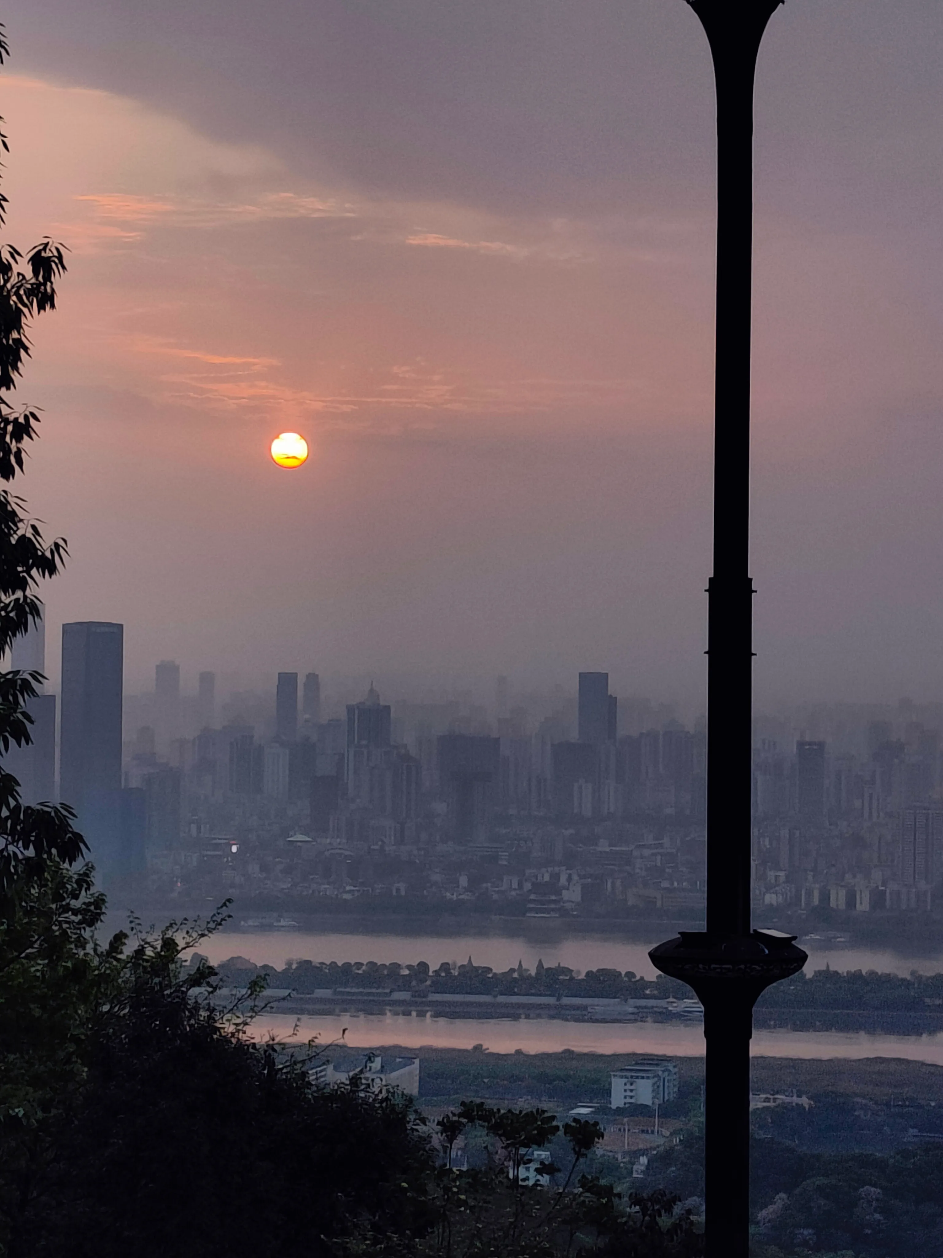岳麓山日出